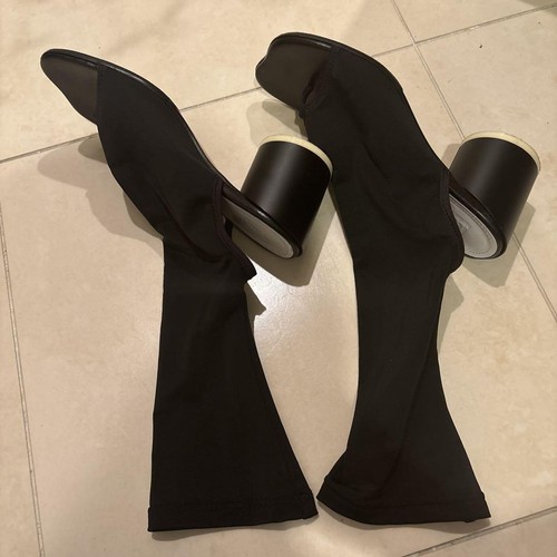 MM6 Maison Margiela boots 39 size Black Made in Italy Good condition - Picture 4 of 4
