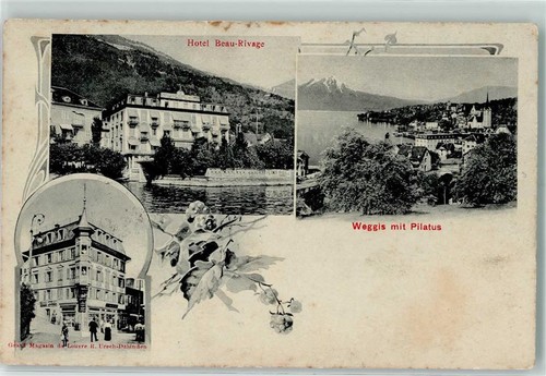 13127662 - Weggis Hotel Beau-Rivage Pilatus 1908
