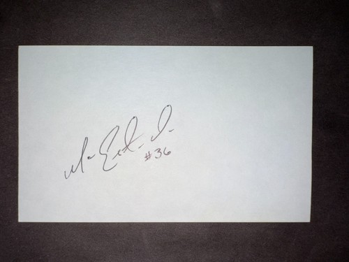 Marco Estrada, NATIONALS (2008 Debut) SIGNED 3x5 Index Card (HS)