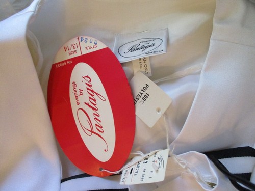 New Vintage Evenings by Pantagis size 13/14 long sleeve striped blazer - Picture 3 of 3