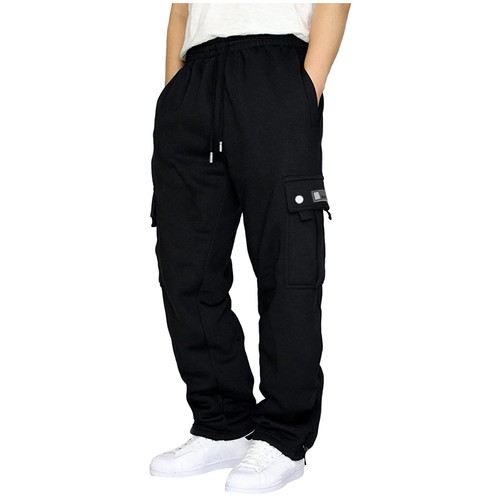 Mens Cargo Pants Casual Joggers Athletic Pants Cotton Loose Straight Sweatpants - Bild 31 von 60