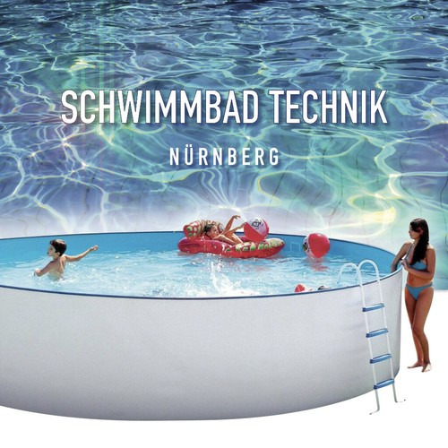 Pool 3,5 x 1,2m + Skimmerset Stahlwand Schwimmbecken - Bild 1 von 10