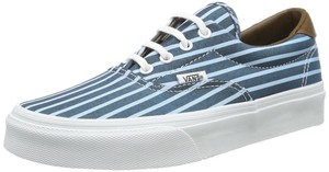 Vans-Women-039-s-Era-59-Skateboarding-Shoes-Stripes-Blue-True-White