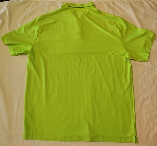 Men's Nike Golf The Citrus Club Yellow Green Short Sleeve Polo Shirt XL NWOT - Picture 2 of 11