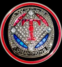 Texas Rangers Baseball World Series Champs Police Security Ring Challenge Coin⚾️