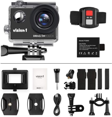 DragonTouch VISION 1 KIDS EDITION 1080P Sports Action Camera Underwater Waterpro - Picture 3 of 5
