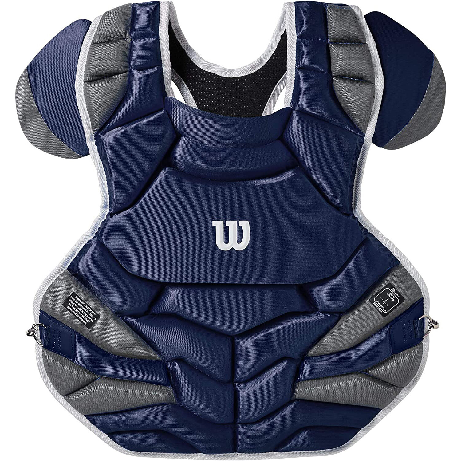 Защитный нагрудник Wilson C1K NOCSAE для взрослых - темно-синий (WTA4605NAADT)