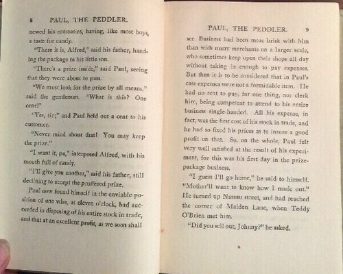 Paul The Peddled Undated HardBACK Horatio Alger Jr BookGnu - Bild 11 von 12