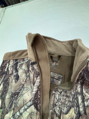 Red Head Camo Scent Control Hunting Vest Tech Windproof Size Large Brown Zip - Picture 3 of 9