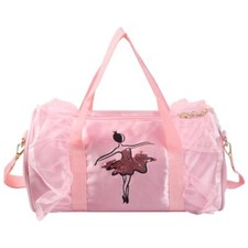 Pinsheng Borsa da Ballo per Ragazze, Borsa da Ballo per Danza Rosa Classica Ball