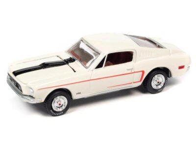FORD Mustang GT - 1968 - white - Johnny Lightning 1:64