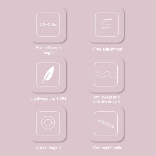 Children'S Jump Rope Transparent Handle Racing Jump Rope Sports Equipment - Picture 7 of 17