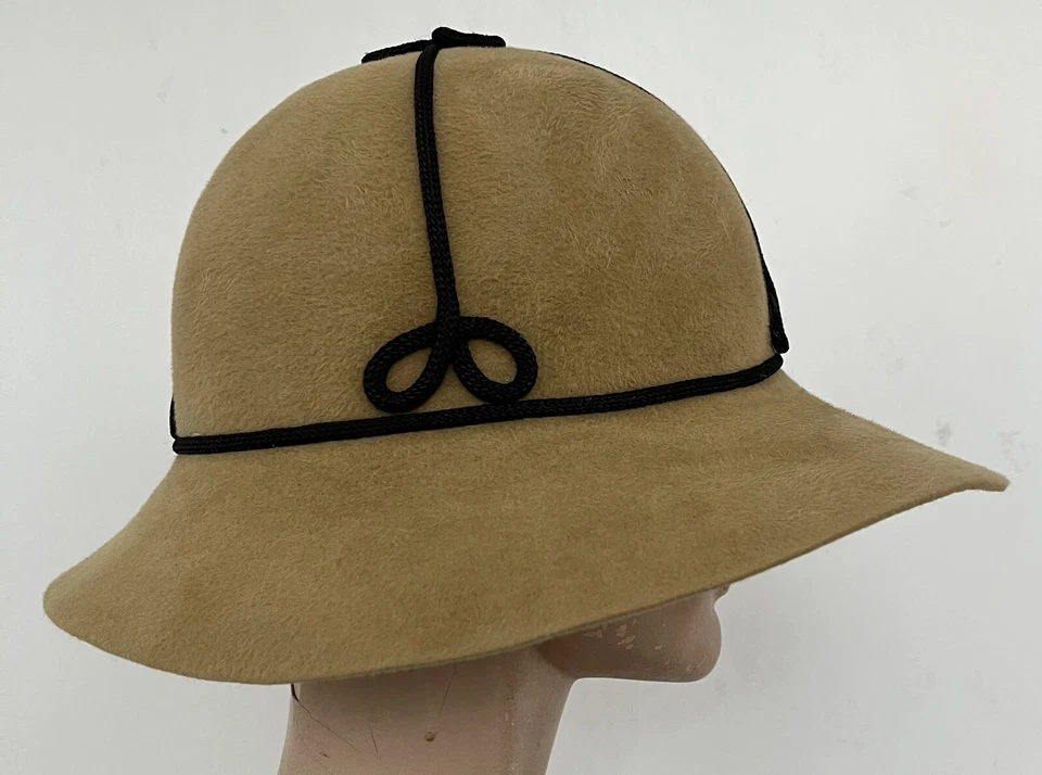 Sombrero Yves Saint Laurent Colección Rusa Años 70 Vintage  Foto 4 de 4