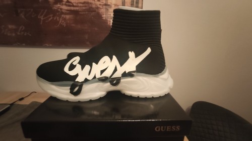 Guess Sneaker high Schlupfschuhe schwarz 42 unisex neu - Bild 2 von 8