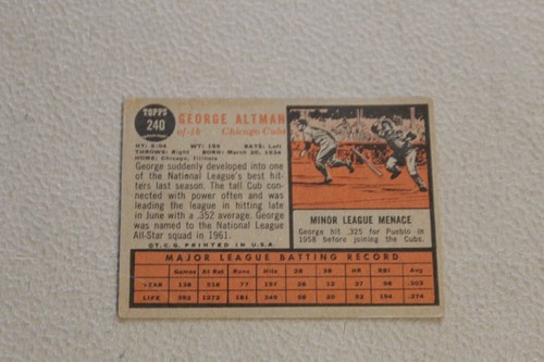 1962 Topps Baseballkarte komplett Finish Füllen Sie Ihre Liste Set Sie wählen - Bild 290 von 495
