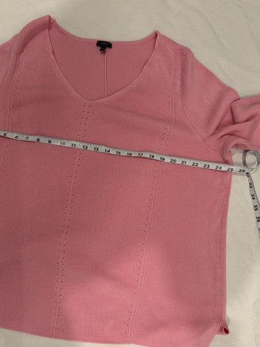 Talbots Sweater Women Sz 2XP Long Sleeves Pink Pastel Feminine Romantic - Picture 8 of 11