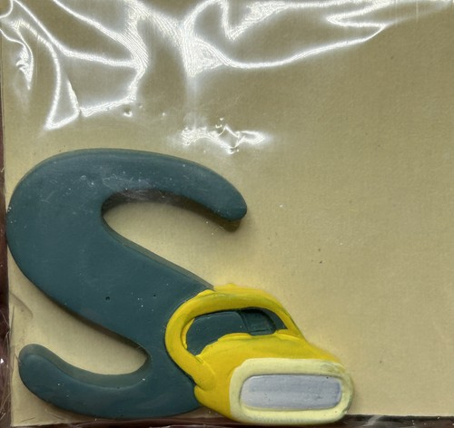 Vintage Resin Alphabet Letters Sports Theme 1-1/2” Monogram Frank’s Crafts New - Picture 4 of 14