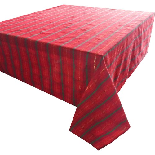 Celebright Christmas Metallic Tartan Tablecloth, Placemats, Runner & Napkin Sets - Picture 52 of 59
