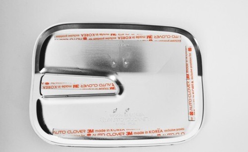 Chrome and Black 2tone Fuel Cover Molding for 2018 - 2023 Hyundai Kona - Picture 4 of 9