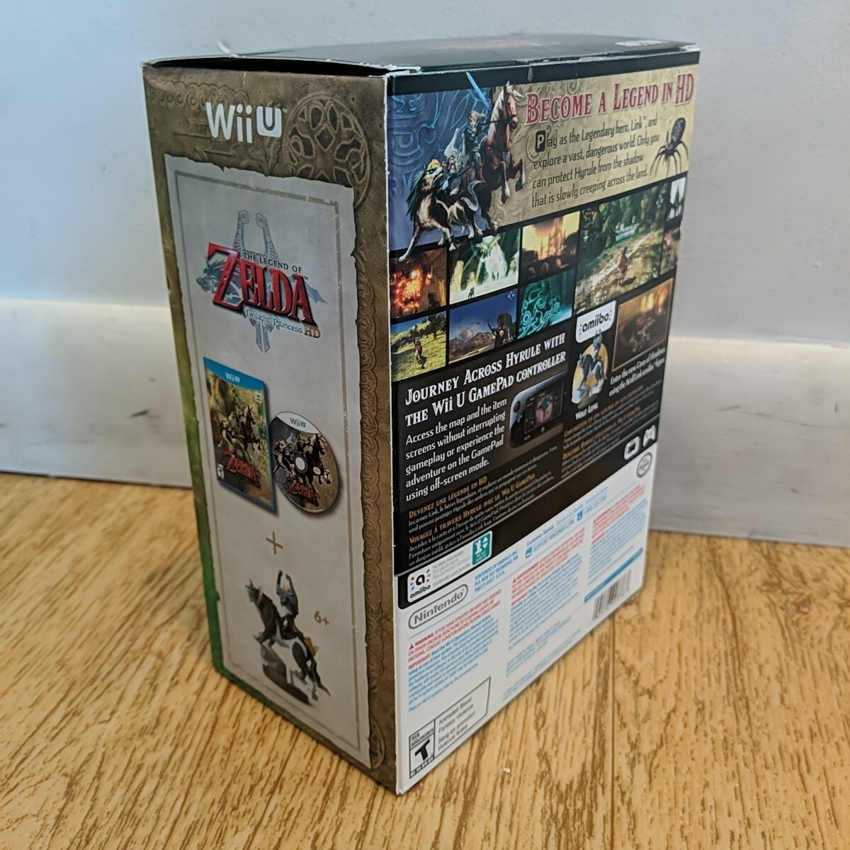 The Legend of Zelda Twilight Princess HD (Wii U, 2016) Amiibo & Soundtrack RARE 45496903763 eBay