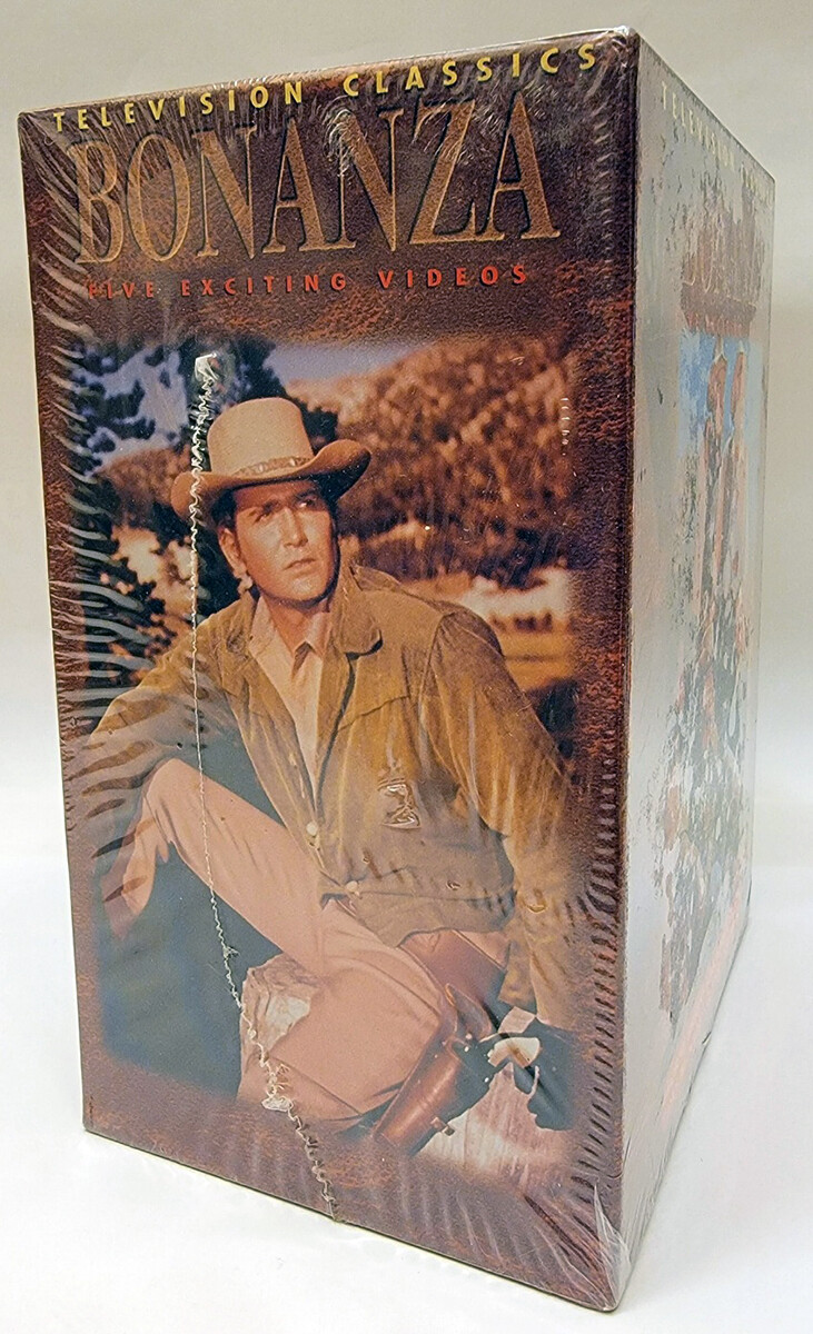 New Classic Bonanza Collectors Series 5 Pack VHS Box Set