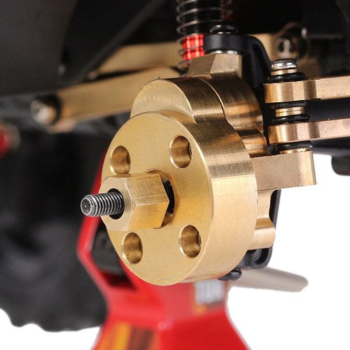 INJORA 7mm Brass Wheel Hex Hub Extenders for FMS FCX24 FCX18 (FCX24-07) - Picture 7 of 7
