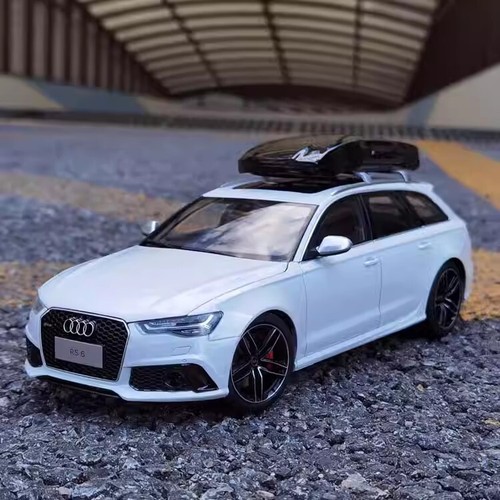 WELL 1/18 Audi RS6 AVANT C7 Alloy Diecast Model Car Hobby Collection Toys White - Bild 2 von 7