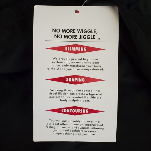 Women With Control Black Slimming & Shaping Capri Pants 3XP Stretch Leggings - Picture 5 of 9