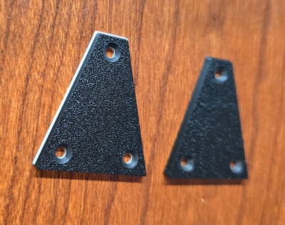 Aria Pro II OEM Style Truss Rod Cover Black or Black & White *NEW*