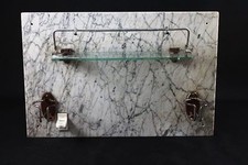 alte Mamor Bad Garnitur Regal Halter Kult Retro Vintage Deko Vintage