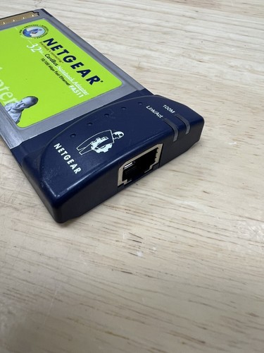 Netgear CardBus Notebook Adapter 10/100Mbps Fast Ethernet FA511 32-Bit - Picture 3 of 3