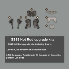 Filler Upgrade Kit For SS93 Hot Rod - Fill Parts kit SS93 Hot Rod - by GO BETTER