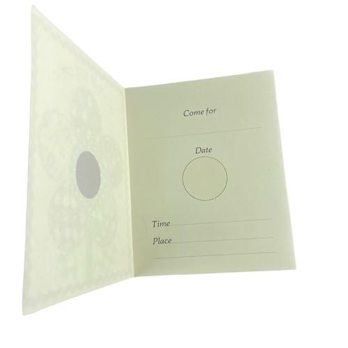 Zeichenbrett Patchwork Blume Save The Date Karten - Bild 3 von 4