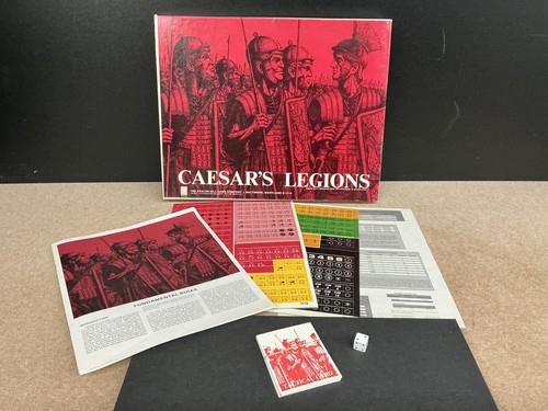 Caesars Legions Bookcase Game Avalon Hill 1975 Vintage Board Game NEW Unpunched