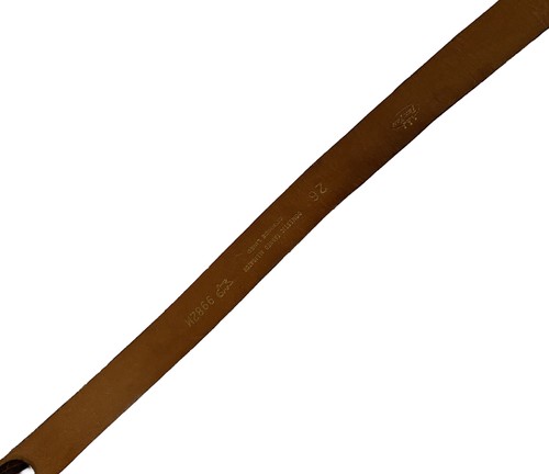 Woman's Tex-Tan Brown Alligator Cowhide Leather Belt Strap Size 26 - Picture 9 of 11