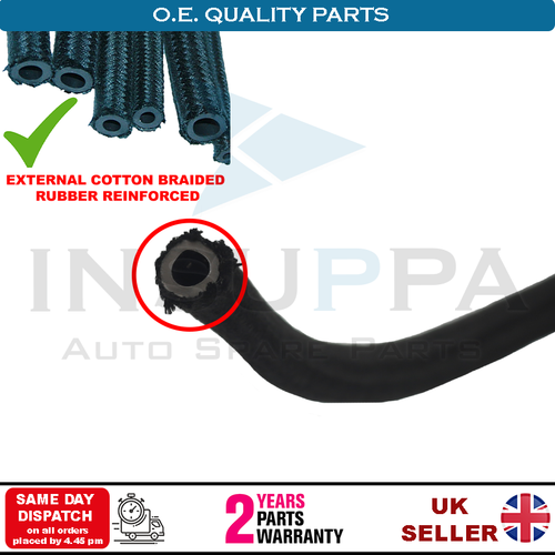 Rubber Fuel Hose Pipe Reinforced Petrol Unleaded Diesel Oil Cut to Size 1m -100m - Picture 26 of 108