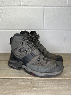 Salomon Quest 04 GTX Wanderschuhe Herren Größe 11,5 schwarz grau L1007 ''