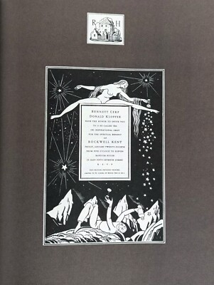 Rockwell Kent (1882-1971) An Anthology Of His Work 1st