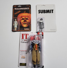 MEGO It Movie Pennywise the Clown Burn 8" / Super7 Strode & They Live Submit Lot