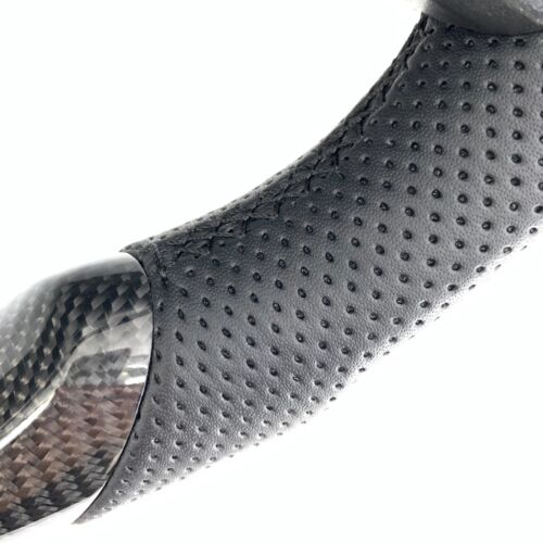 Flat Top Carbon Fiber Steering Wheel Fit For Dodge RAM 1500 2500 2013-2017 2018 - Foto 2 di 10