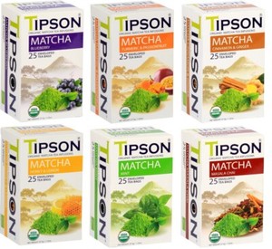 Details About Tipson Organic Matcha Tea Infusions 25 Foil Enveloped Bags Details About Tipson Organic Matcha Tea Infusions 25 Foil Enveloped Bags