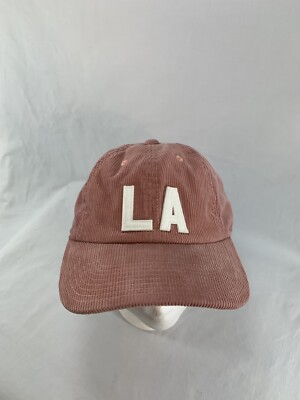 pink corduroy hat