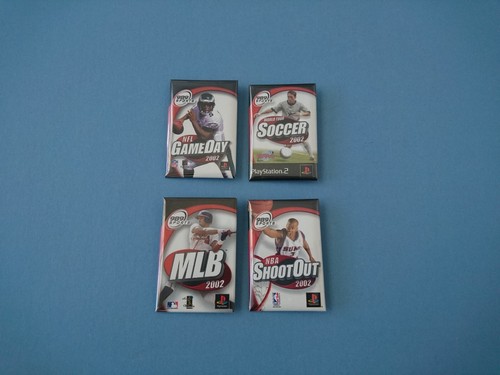 4 PS2 989 PINS 2002 NFL GAMEDAY & SOCCER & MLB & NBA SHOOTOUT BUTTONS PINS NEU - Bild 2 von 12