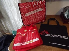 LOT OF 3 REUSABLE TOTES shopping bags