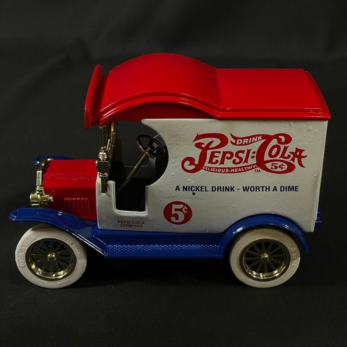 1912 Ford Pepsi Cola Delivery Car Gearbox Toys 1:24 Die Cast Coin Bank with box - Picture 9 of 14
