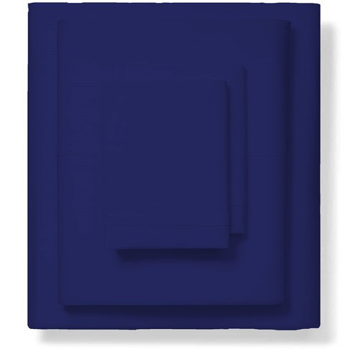 Colección de ropa de cama 1000TC 100 % algodón artículo seleccionado y talla EE. UU. azul marino liso - Imagen 9 de 14