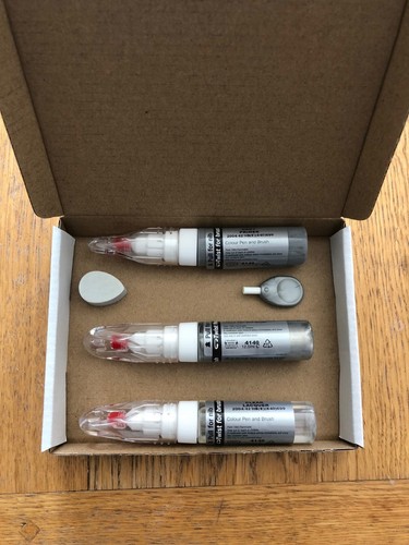 Triple Nissan Touchup Paint CNR P1414 Cinnabar Pearlescent Scratch Repair Kit - Picture 1 of 2