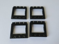 LEGO REF: 2349 - BLACK HINGE ROOF PLATE / HINGE CAR ROOF BLACK X 4