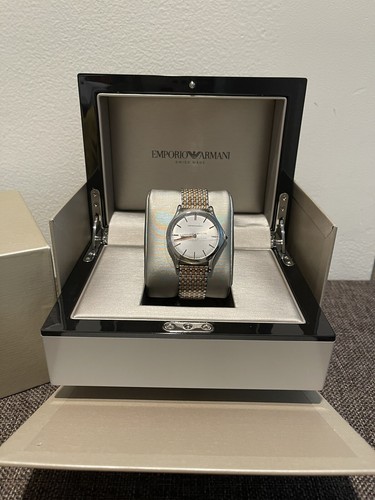 Emporio Armani Unisex Swiss Two-Tone Stainless Steel Bracelet Watch ARS2007 - Picture 2 of 8