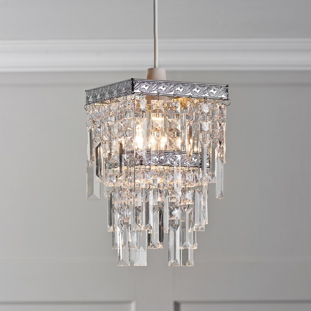 Next Lucy Smoke Easy Fit Pendant Ceiling Light For Sale Ebay